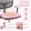 Adjustable Desk Chair with Auto Brake Casters for Kids - Pink