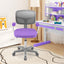 Adjustable Purple Desk Chair with Auto Brake Casters for Kids