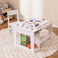 Ensemble de table et chaise d'art pour enfants - Blanc