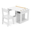 Ensemble de table et chaise d'art pour enfants - Blanc