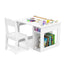 Ensemble de table et chaise d'art pour enfants - Blanc