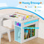 Ensemble de table et chaise d'art pour enfants - Blanc