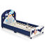 Kids Upholstered Platform Bed with Headboard and Footboard