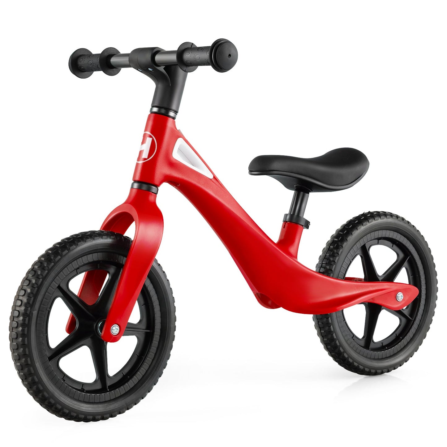 Kids Balance Bike with Rotatable Handlebar - Red