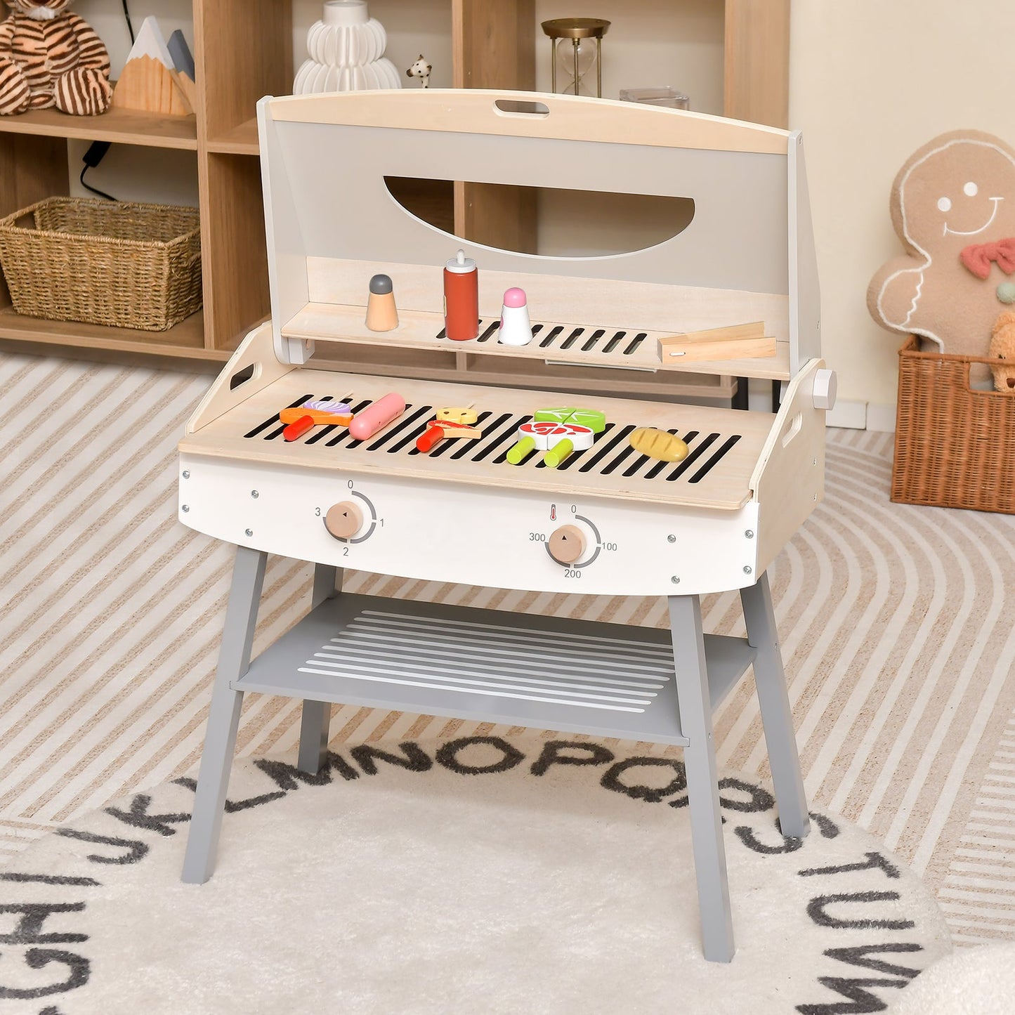 Kids Barbecue Grill Playset for Creative Play