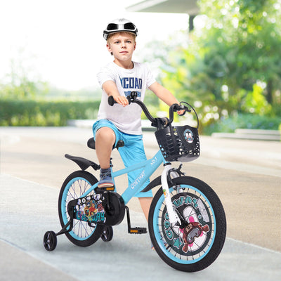 Vélo pour enfants de 18 pouces avec caractéristiques réglables pour les 4-8 ans