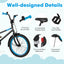 Vélo pour enfants réglable - 18 pouces noir
