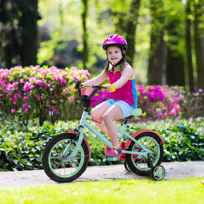 Kids Bike with Adjustable Handlebar and Saddle - 14 inches