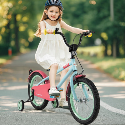 Kids Bike with Adjustable Handlebar and Saddle - 16 inches
