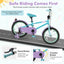 Bicicleta para Niños con Manillar y Sillín Ajustables - 16 Pulgadas, Púrpura