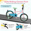Vélo pour enfants avec guidon et selle réglables - 16 pouces Rose