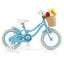 Vélo pour enfants de 14 pouces avec roues d'entraînement - Bleu