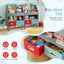 Kids Bookshelf with Open Compartment - Gray