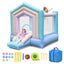Castillo Inflable para Niños con Tobogán y Aro de Baloncesto