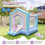 Castillo Inflable para Niños con Tobogán y Aro de Baloncesto