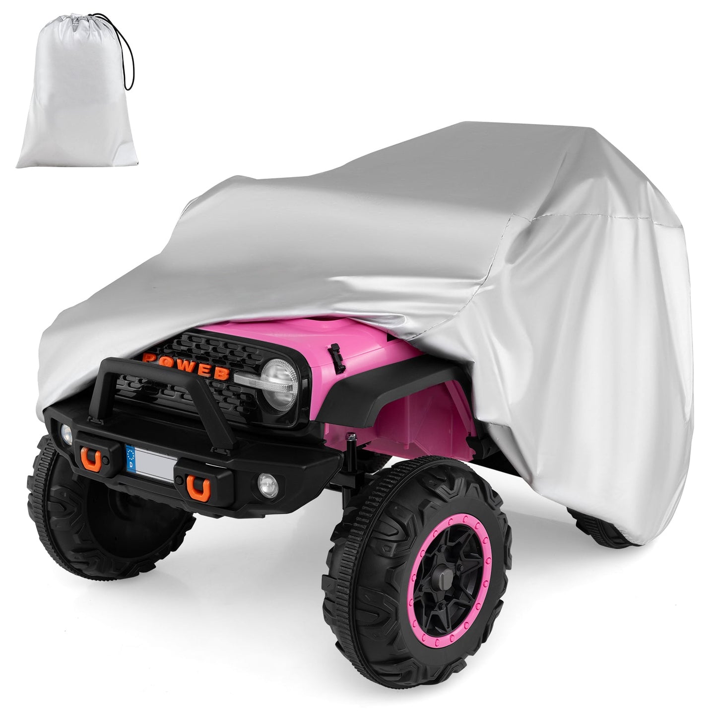 Funda para coche de niños para coche de juguete Power Ride-On con bolsa de almacenamiento