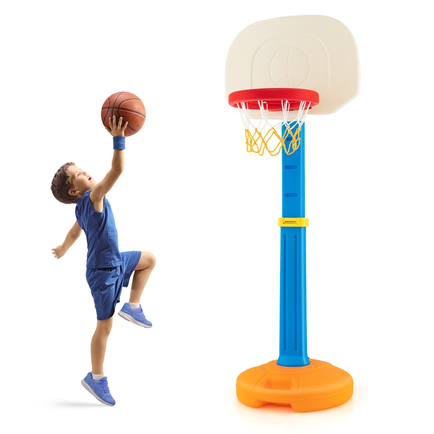 Aro de Baloncesto Ajustable para Niños