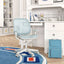 Swivel Mesh Children Computer Chair - Adjustable Height in Blue