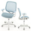 Swivel Mesh Children Computer Chair - Adjustable Height in Blue