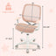 Silla de Computadora Infantil de Malla Giratoria - Altura Ajustable en Rosa
