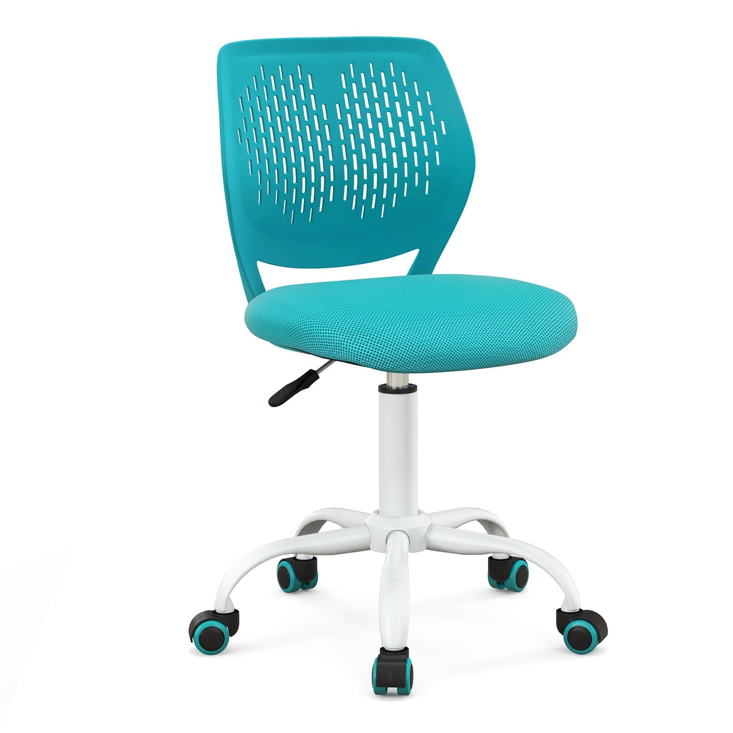 Chaise d'étude ergonomique pour enfants - Hauteur réglable en turquoise