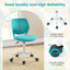 Chaise d'étude ergonomique pour enfants - Hauteur réglable en turquoise