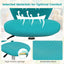 Chaise d'étude ergonomique pour enfants - Hauteur réglable en turquoise