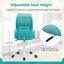 Chaise d'étude ergonomique pour enfants - Hauteur réglable en turquoise