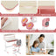 Adjustable Kids Desk and Chair Set - Pink