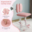 Adjustable Kids Desk and Chair Set - Pink