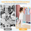 Kids Dress Up Storage with Mirror - White