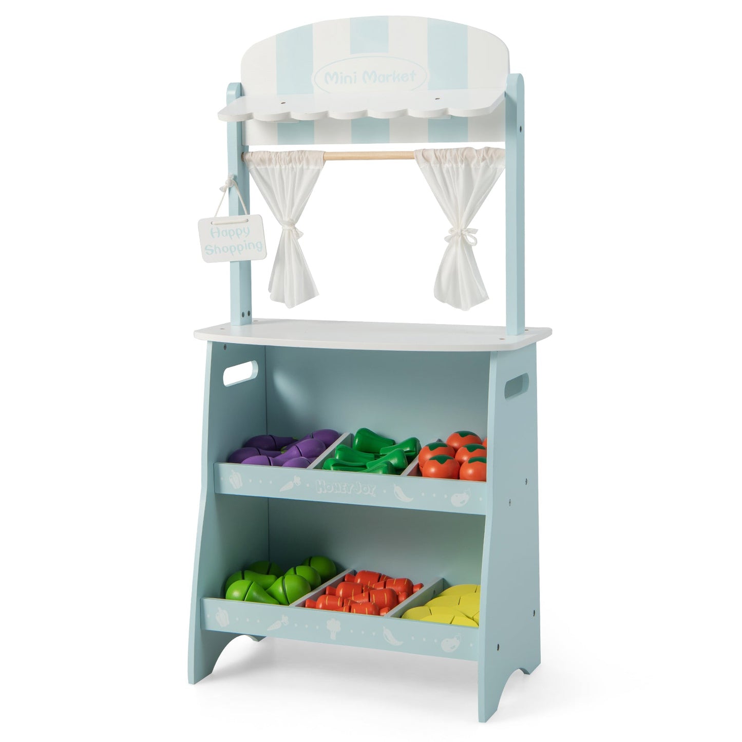 Stand de Marché Fermier pour Enfants - Bleu