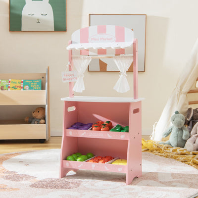 Kid's Farmers Market Stand - Pink