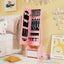 Armoire à bijoux pour enfants autonome - Rose