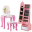 Kids Jewelry Armoire Cabinet with Storage - Pink