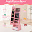 Kids Jewelry Armoire Cabinet with Storage - Pink