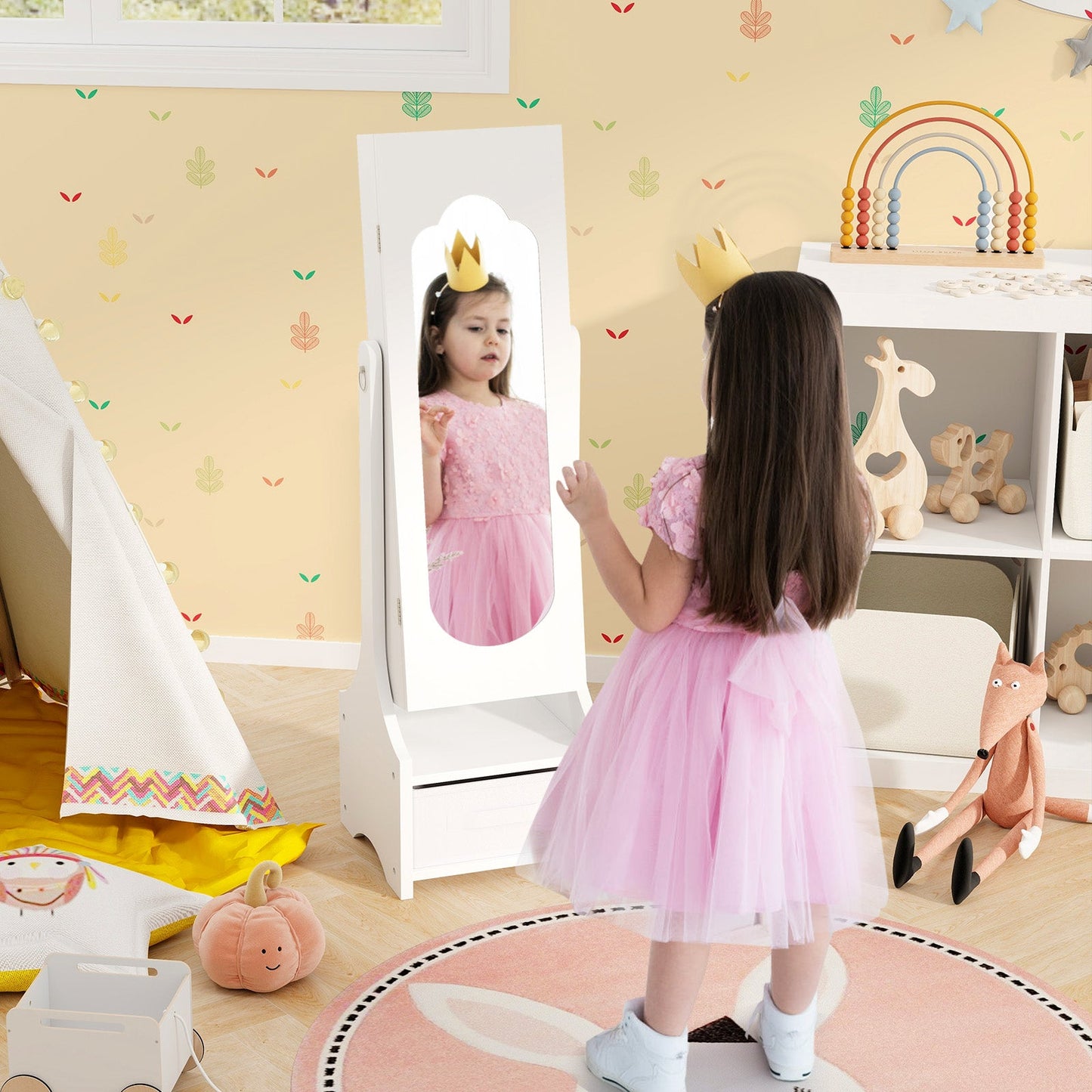Armario de Joyería Infantil Independiente - Blanco