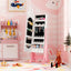 Armoire à bijoux pour enfants avec miroir ajustable - Blanc
