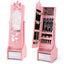 Cabinet de Bijoux pour Enfants avec Miroir Plein Long - Rose