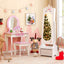 Cabinet de Bijoux pour Enfants avec Miroir Plein Long - Blanc