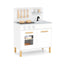 Kids Kitchen Playset with Cooking Accessories - White