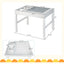 3-in-1 Wooden Kids Table with Storage and Double-Sided Top