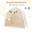 Kids Play Tent Bed Tent with String Lights - Extra Large Playhouse