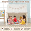 Kids Play Tent Large Playhouse with Padded Mat and Windows