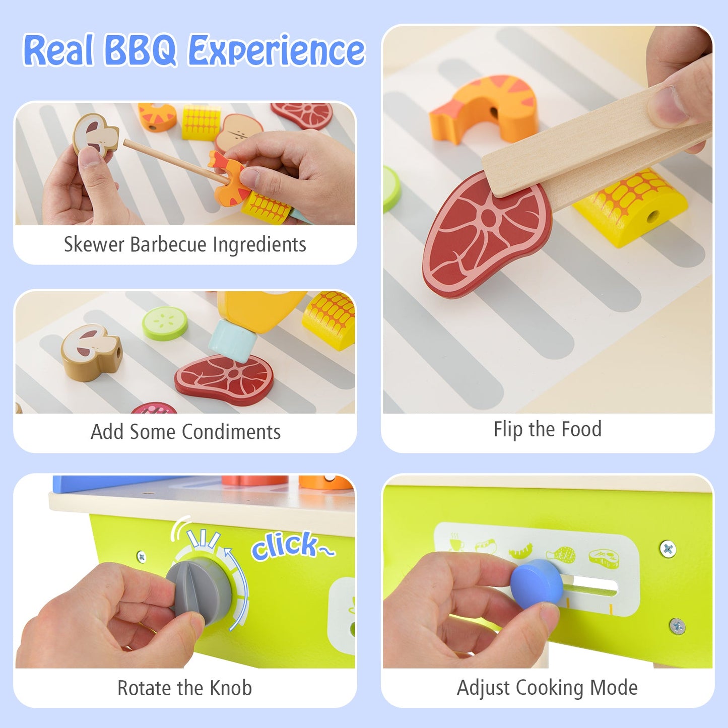 Ensemble de jeu de barbecue pour enfants