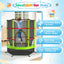 55 Inch Kids Trampoline with Safety Enclosure - Green