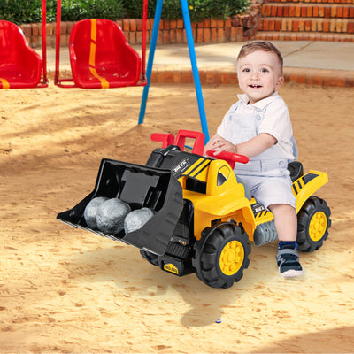 Camión de juguete Bulldozer para niños con cubo ajustable