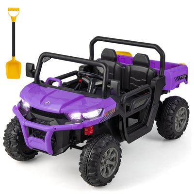 Camion électrique pour enfants 12V avec télécommande - Violet
