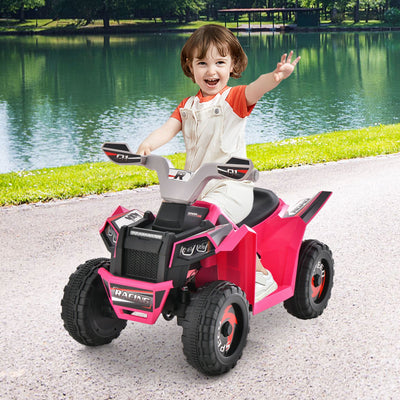 Kids Ride-On ATV 4 Wheeler Quad Toy Car - Pink
