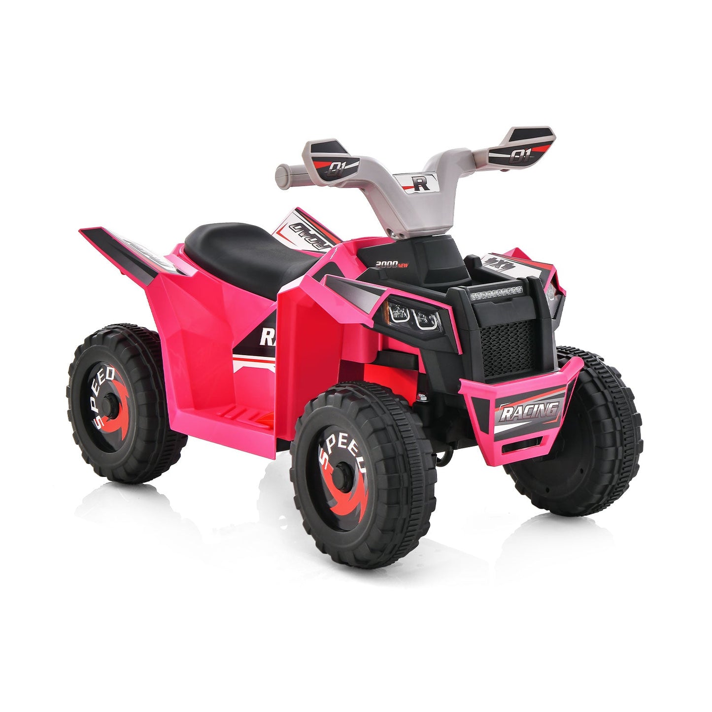 Kids Ride-On ATV 4 Wheeler Quad Toy Car - Pink